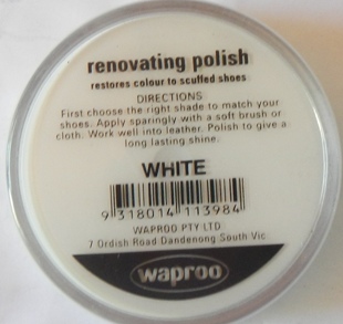 White Shoe Polish White Boot Polish Hand Bag Polish